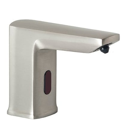 Touchless, Deck Mounted Bulk Soap Dispenser Modern Square, Satin Nickel PYOS-22